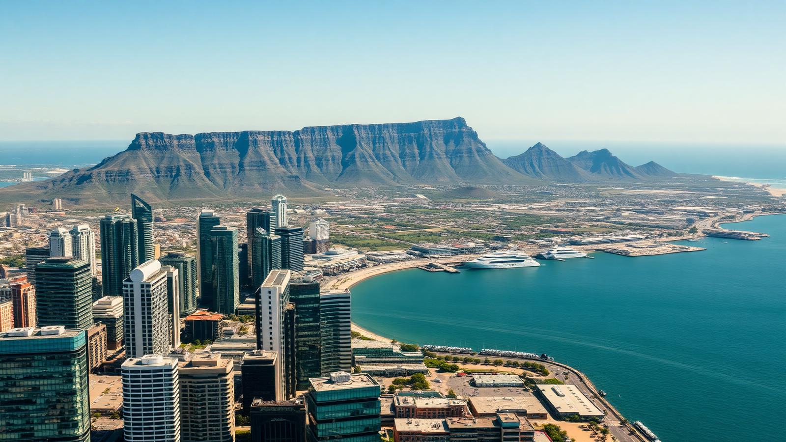 Cape Town business skyline